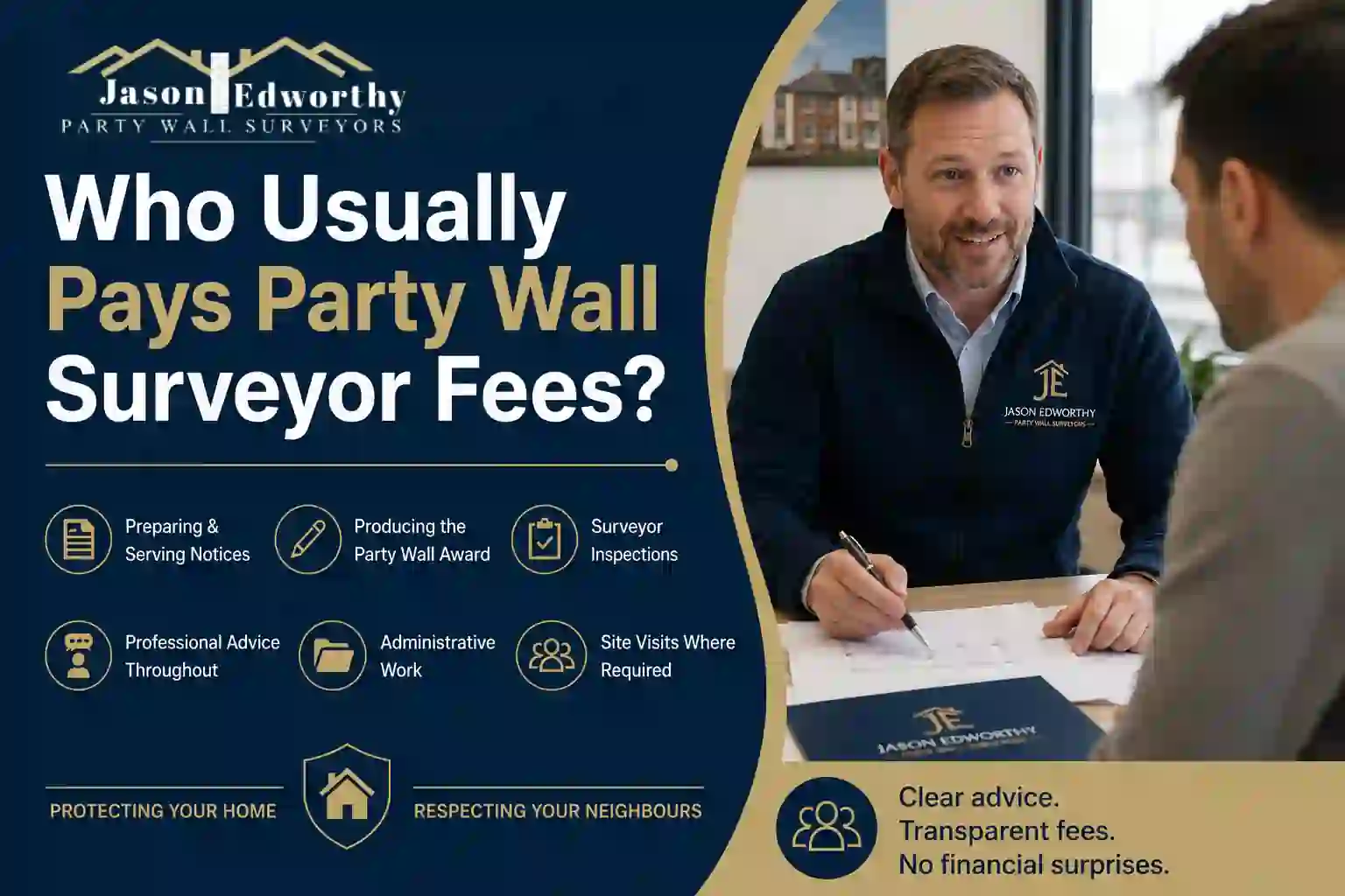 Who Usually Pays Party Wall Surveyor Fees Haverhill?